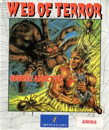 Box cover for Web Of Terror on the Commodore Amiga.